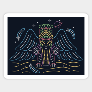 Alien Babylon Sticker